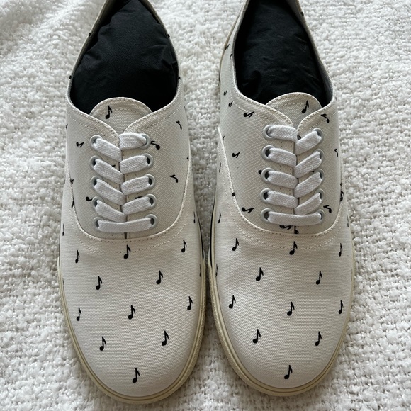 Celine Mens Music Printed Canvas Sneaker. Size 43 - Picture 2 of 7